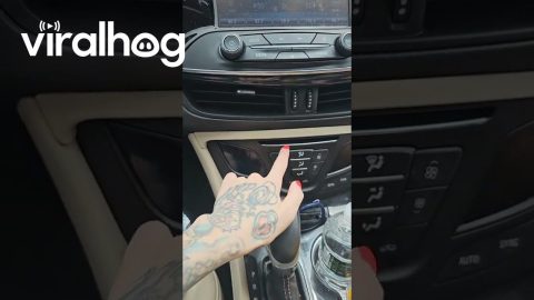 Daughter Doesn't Understand How the CD Player Works || ViralHog