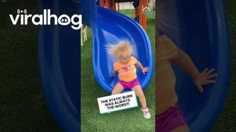 Surely EVERYONE remembers getting Static Hair?! || ViralHog
