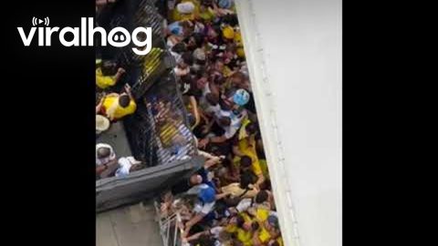 Chaos Erupts at Hard Rock Stadium’s Copa America Final || ViralHog