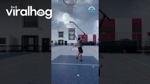 Insane Basketball Trick Shot || ViralHog