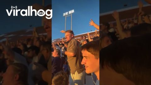 Fireworks Mishap at Utah Stadium || ViralHog