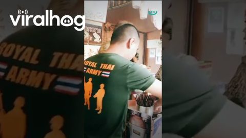 Mesmerising Milk Tea Mixing || ViralHog
