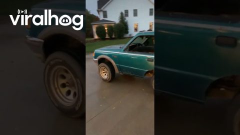 Pickup Truck With the Bed Chopped Off || ViralHog