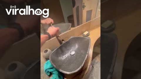 Bathroom Tap Needs Pressure Regulator || ViralHog