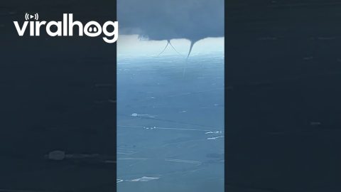 Pilot Records Triple Tornado From the Sky || ViralHog