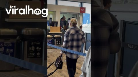 Drama at Airport Gate || ViralHog