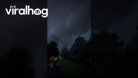 Tornado Weather In Mapleton, Illinois || ViralHog