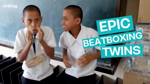 Crazy Talented Beat Boxing Twins || ViralHog