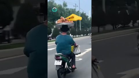 Balancing Donuts At High Speed... On a Motorbike || ViralHog