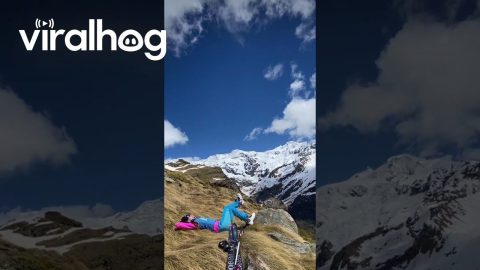 Phone Decides to Go on Its Own Adventure || ViralHog
