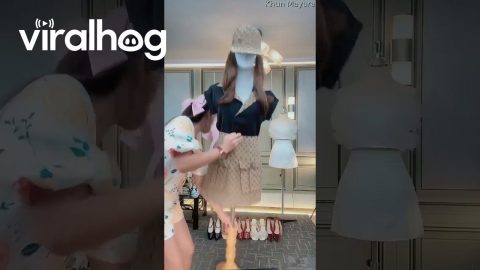 Mannequin Moving Mayhem || ViralHog