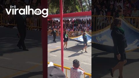 High Heel Mishap During Parade || ViralHog