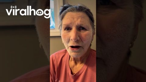 Mom's Reaction to Facial Hair Identifying Spray || ViralHog