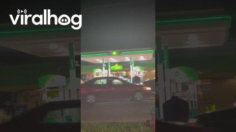 UFO Stops For Gas || ViralHog