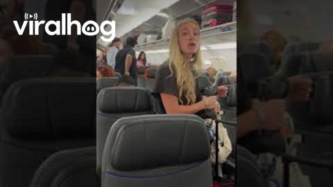 Airplane Passenger Allegedly Steals Apple Charger || ViralHog