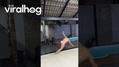 Don't Run To The Pool After Rain || ViralHog