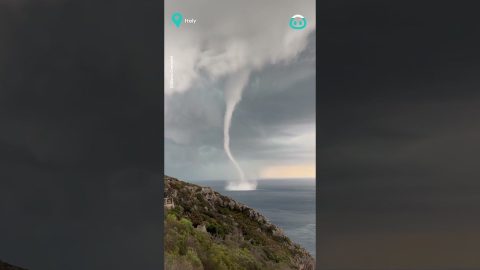Waterspout Forms Off Italian Coast || ViralHog