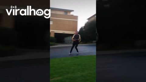 Ukulele Man Slides Into Van || ViralHog