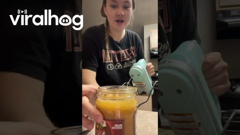 Peanut Butter Mixer Fail || ViralHog