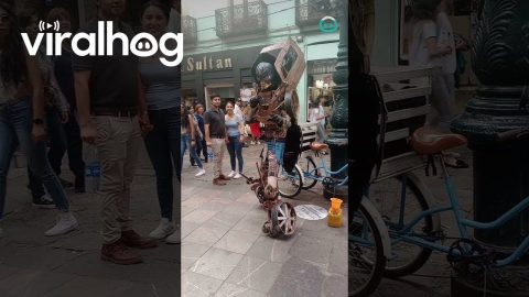 Impressive Transformers Street Performer || ViralHog