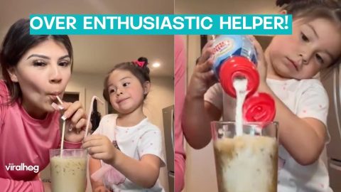 Mother Daughter Coffee Fail || ViralHog