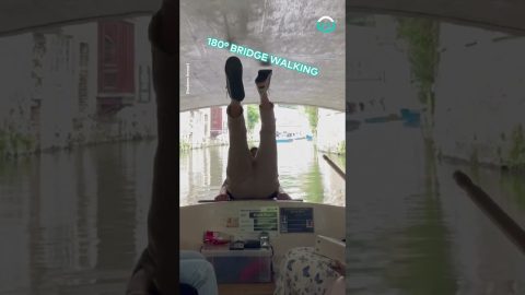 Spiderman Canterbury Boat Rider || ViralHog
