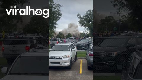 Capital One Tower Demolition || ViralHog
