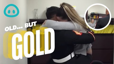 Marine Surprises Girlfriend || ViralHog