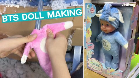 BTS process of Doll-making || ViralHog