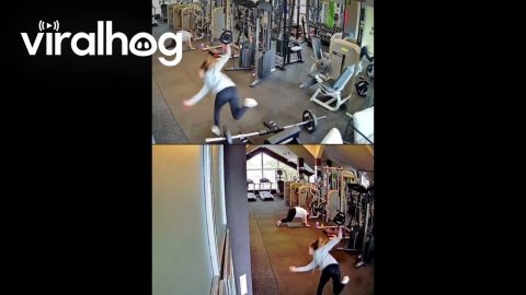 Gym-Goer Trips on Equipment || ViralHog