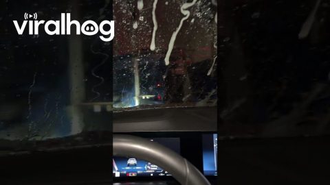 Driving Through The Haunted Carwash || ViralHog