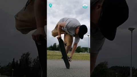 Pogo Handstand On Skateboard || ViralHog