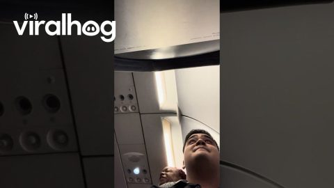 Passenger Goes on Bizarre Rant on Frontier Flight || ViralHog