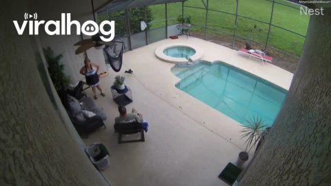 Unlucky Man's Double Chair Disaster || ViralHog