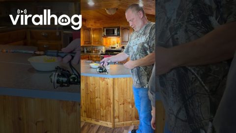 Custom Memorial Fishing Rod for My Dad || ViralHog