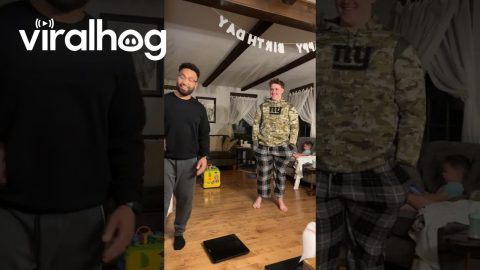 Extra Weight On Scale Isn't His || ViralHog