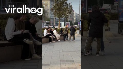 Injured Man And Runner Pranksters Switch Places || ViralHog