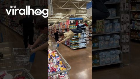 Levitating Shopper Magic Trick || ViralHog