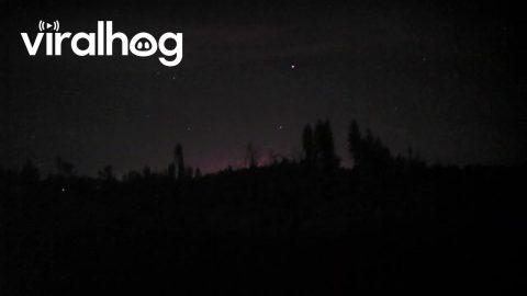 Meteor Flashes Across Sky || ViralHog