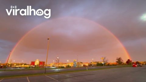Double Rainbow in Marion, Ohio || ViralHog