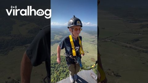 Grandma BASE Jumper || ViralHog