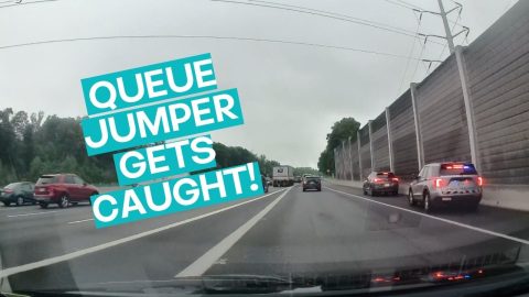 Gotta Queue Nicely With This State Trooper About || ViralHog
