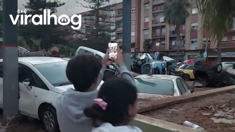Aftermath of Flash Flooding in Valencia || ViralHog