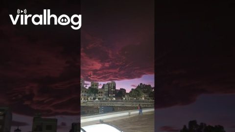 Strange Clouds Appear in the Sky Days After Devastating Flood || ViralHog