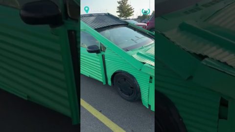 DIY Cybertruck Car Costume || ViralHog