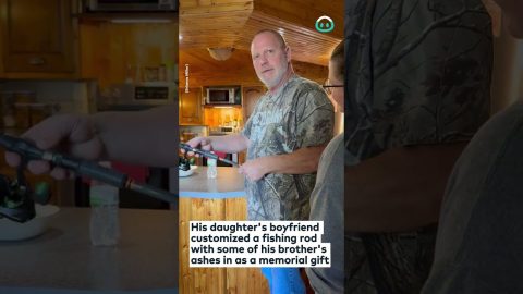 Memorial Fishing Rod for Late Brother || ViralHog