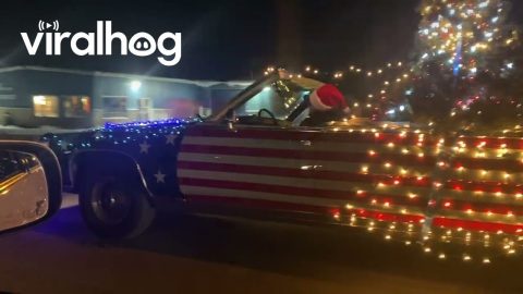 Santa Upgrades His Sleigh || ViralHog