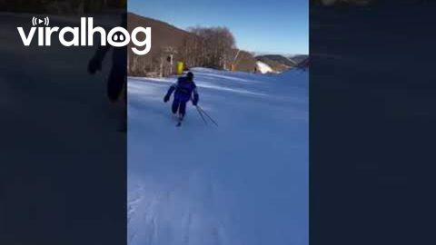 Ski Boot Goes On Its Own Adventure || ViralHog