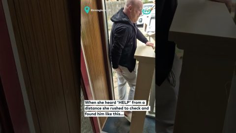 Man gets 'Wedgied' by Front Door || ViralHog