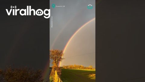 Double Rainbow Caught on Camera || ViralHog